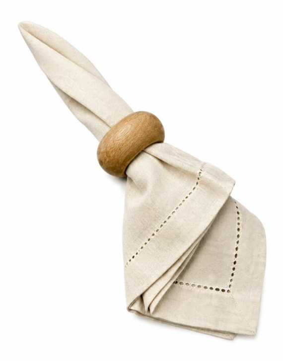 Napkin Ring Wooden Natural - 1181