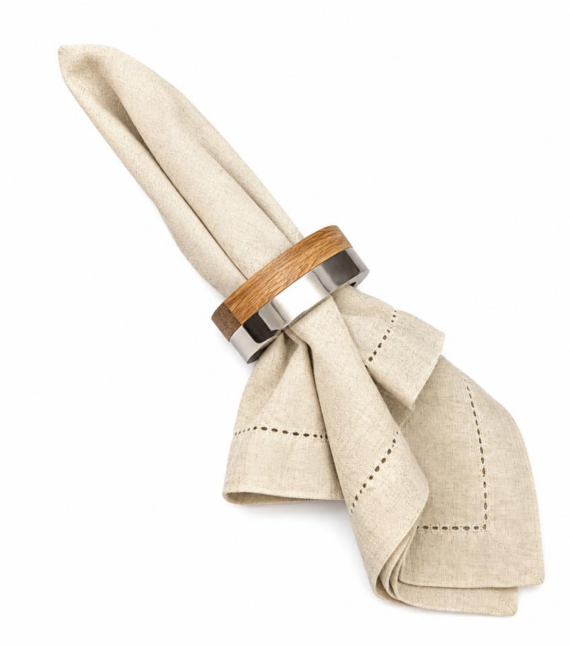 Napkin Ring Wooden Natural - 1185