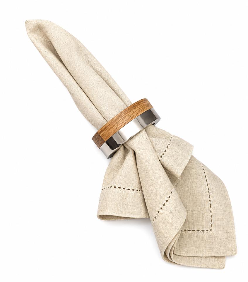 Napkin Ring Wooden Natural - 1185