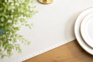 White Table Runner 108"