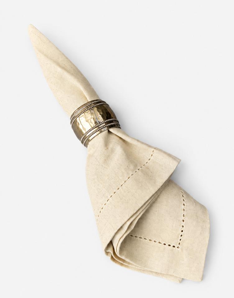 Napkin Ring Silver Iron - 1174
