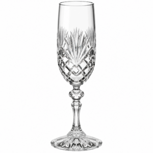Champagne Flute 7 oz -  European Hand Cut Crystal