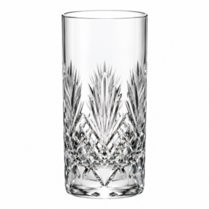 High Water Tumbler 12 oz - European Hand Cut Crystal